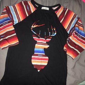 Cute half long sleeve shirt